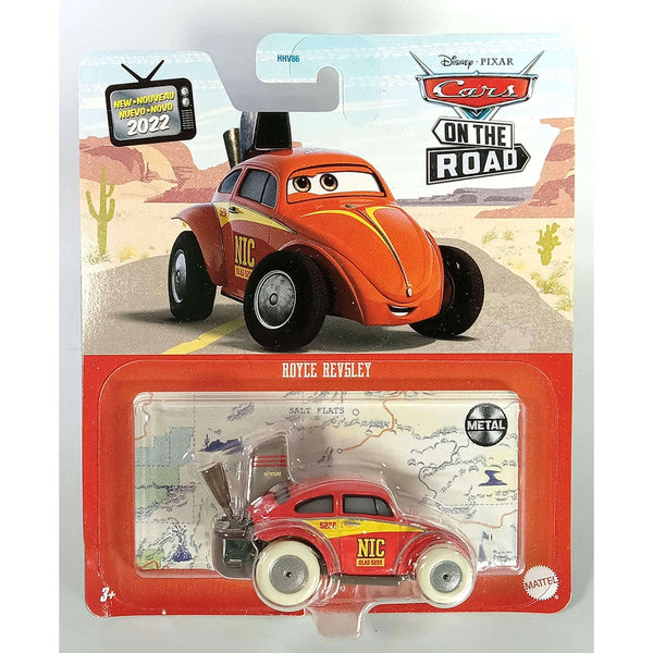 Bargain Bin - Disney Pixar Cars Character Cars 2022, Royce Revsley "On the Road" (Package Damage)