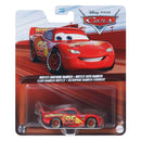 Toy car in packaging with Disney Pixar logo - Rusteze Lightning McQueen