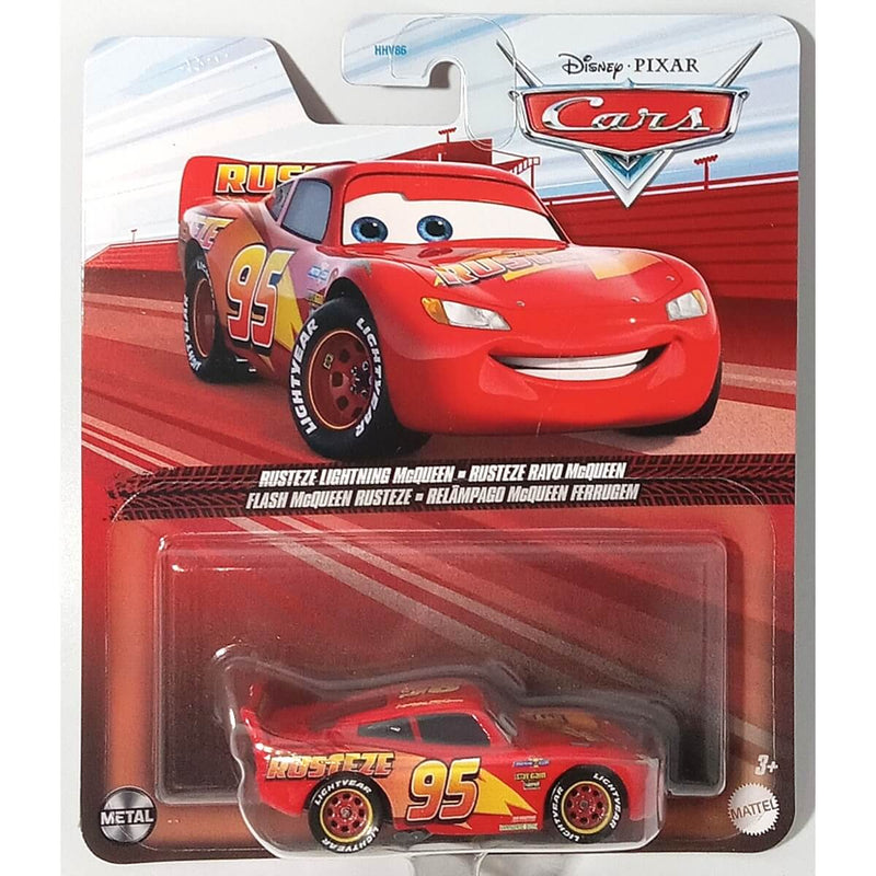 Pixar Cars Character Cars 2024 (Cars 3 Movie) 1:55 Scale Diecast Cars Rusteze Lightning McQueen