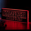 Paladone Stranger Things LED 12-Inch logo light, unpackaged, illuminated