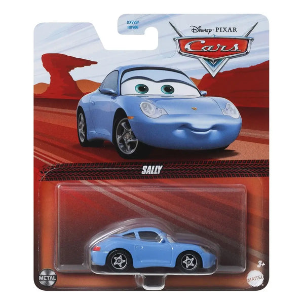 Sally Toy car in packaging with Disney Pixar Cars branding