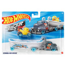 Hot Wheels 2025 Super Rigs 1:64 Scale Truck with Vehicle (Mix 2) - Scrubba Dub Driver