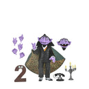 Sesame Street Ultimate Count 7-Inch Scale NECA Action Figure pictured with the number 2, telephone, candles, and additional head, and hands