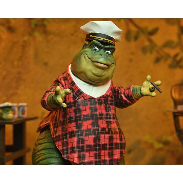NECA Dinosaurs Ultimate Earl Sinclair 7-Inch Scale Action Figure, unpackaged with hat and cigar