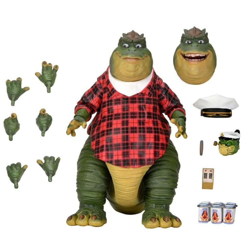 NECA Dinosaurs Ultimate Earl Sinclair 7-Inch Scale Action Figure, unpackaged with accessories