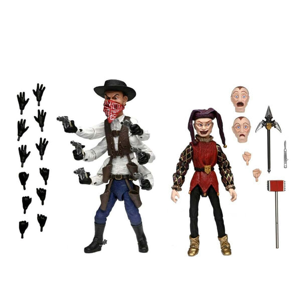 Puppet Master Six Shooter and Jester NECA Action Figure 2-Pack, figures and accessories