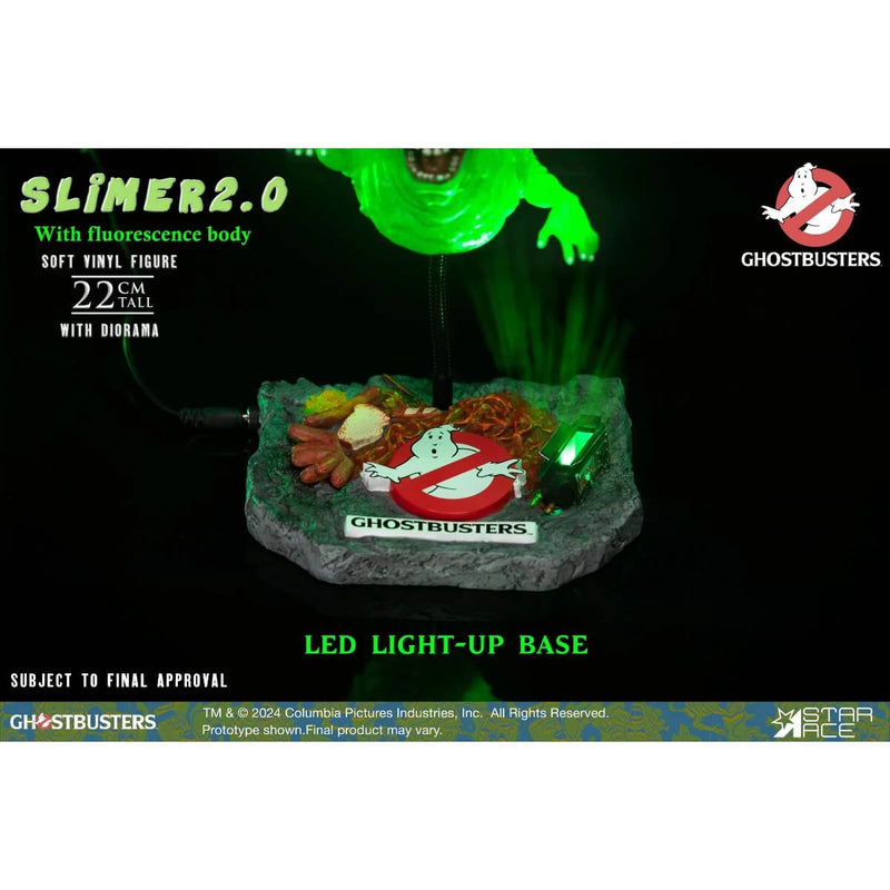 Slimer Ghostbusters 1/8 Scale Collectible Figure w/ Light-Up Ghost Trap - Star Ace, light up ghost trap