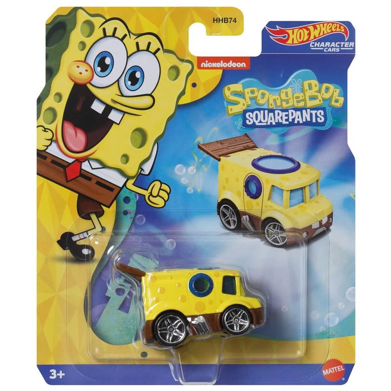 Hot Wheels 2024 Best of Character Cars (Mix 1) SpongeBob