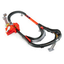 Hot Wheels Racing Formula 1 Sprint Race Circuit Trackset, trackset outside of box set up with car riding up track