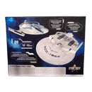 Star Trek II: The Wrath of Khan U.S.S Reliant NCC-1864 1:537 Scale Model Kit, back of package that reads "26 pieces" "18 inch long"