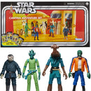 Star Wars Cantina Adventure Set packaging with figures displayed below