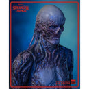 Statue of a creature from 'Stranger Things' with Netflix logo
