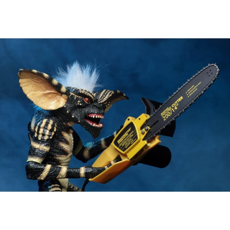 Evolution of a Gremlin Gremlins 40th Anniversary Box Set 7” Scale Action Figures, Stripe holding chainsaw