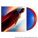 Vinyl record with Superman design on cover