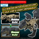 Jurassic World Rebirth T. Rex Plannosaurus Model Kit displaying skeleton and dinosaur build