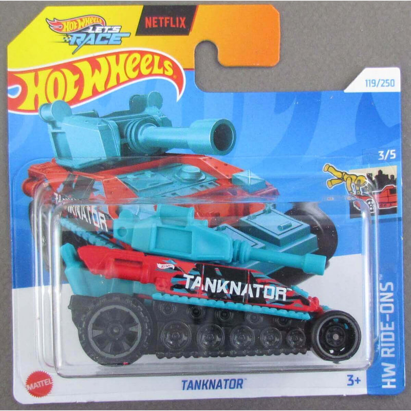 Hot Wheels 2024 Mainline HW Ride-Ons Series Cars (Short Card) Tanknator