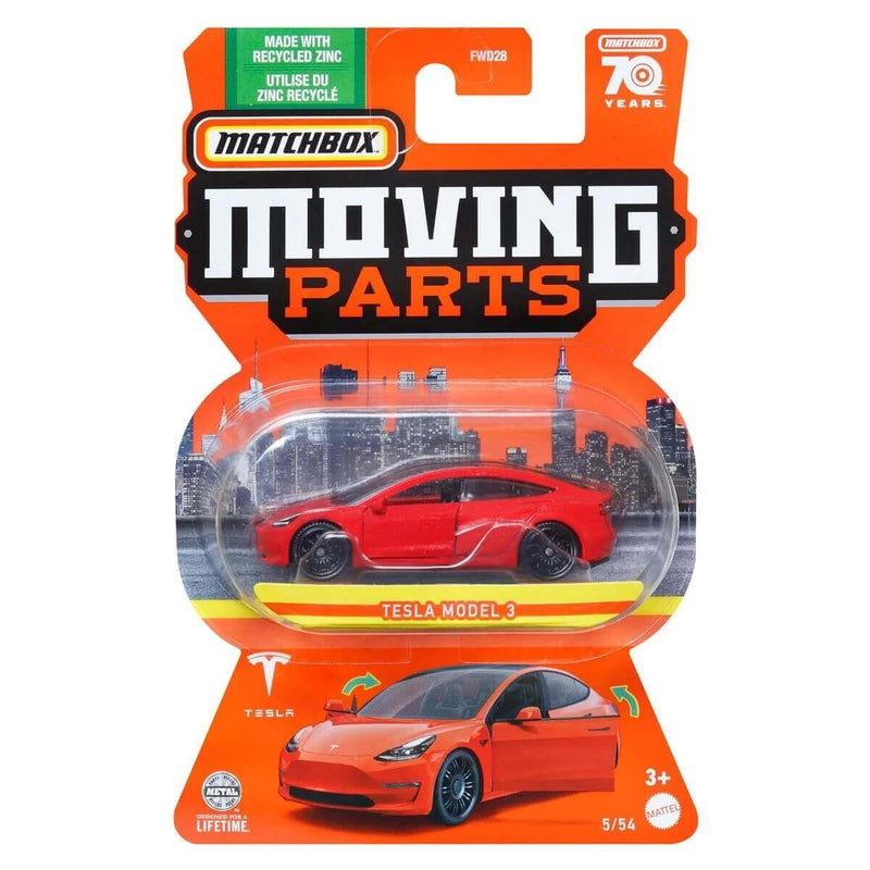 Matchbox 2023 Moving Parts Series, Tesla Model 3