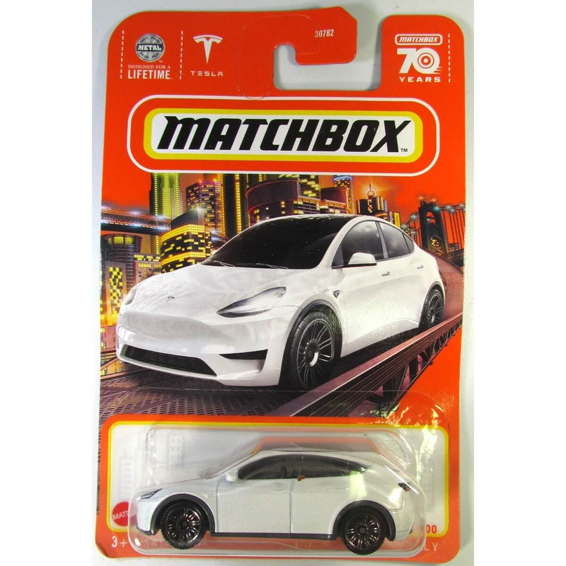 Matchbox 2023 Mainline Cars (Mix 6) 1:64 Scale Diecast Cars, Tesla Model Y