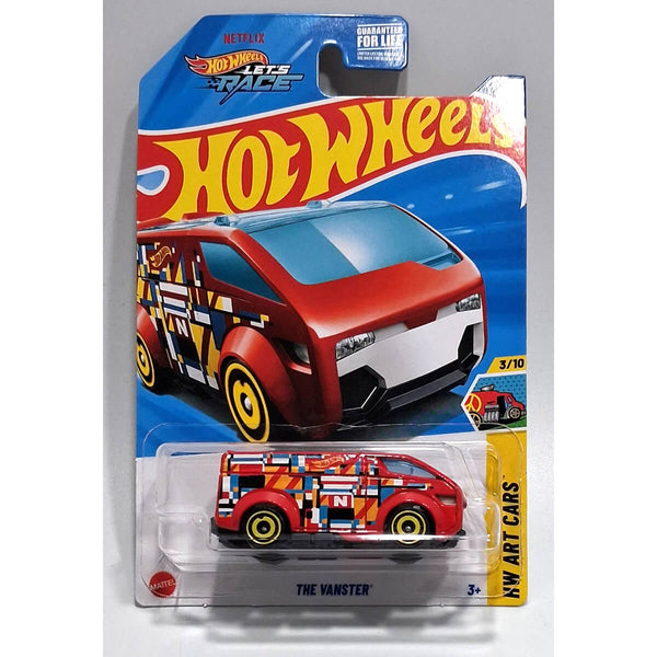 Hot Wheels toy car The Vanster in packaging with colorful design