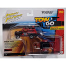 Johnny Lightning Tow & Go toy truck in packaging on a white background