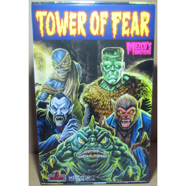 Mezco's Monsters Tower of Fear 5 Points Action Figures Deluxe Box Set
