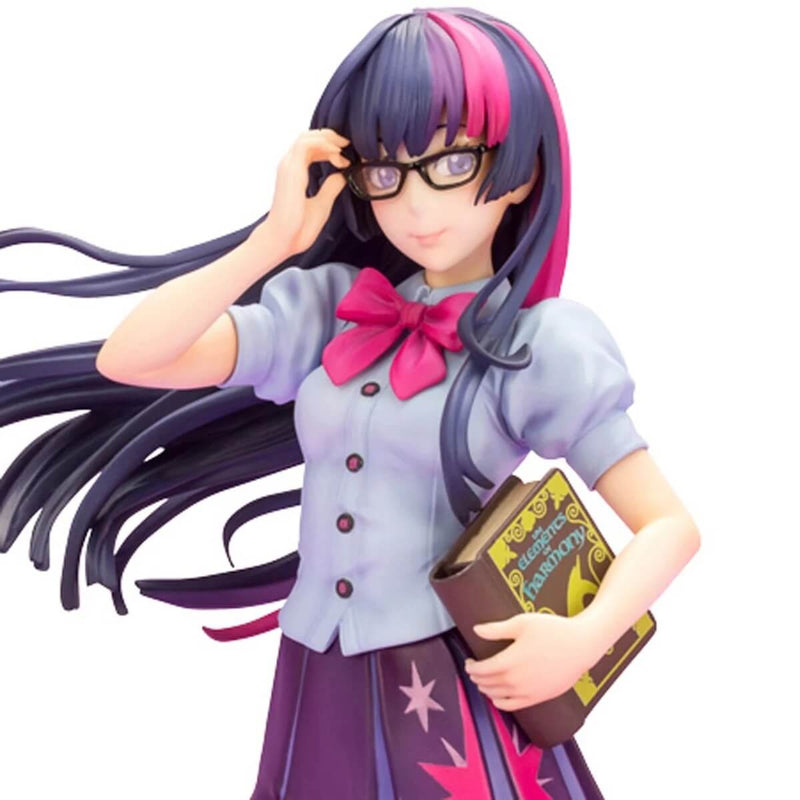 My Little Pony Bishoujo Twilight Sparkle Bishoujo 1:7 Scale Statue - Kotobukiya, girl closeup