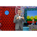 Pee-wee Herman Ultimate NECA 7-Inch Scale Action Figure standing with big smile holding a paper that reads"Ultimate"