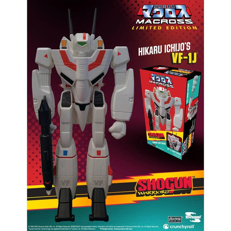 Macross Shogun Warriors Hikaru Ichijo's VF-1J Limited Edition 24-Inch Retro Action Figure - SDCC Exclusive