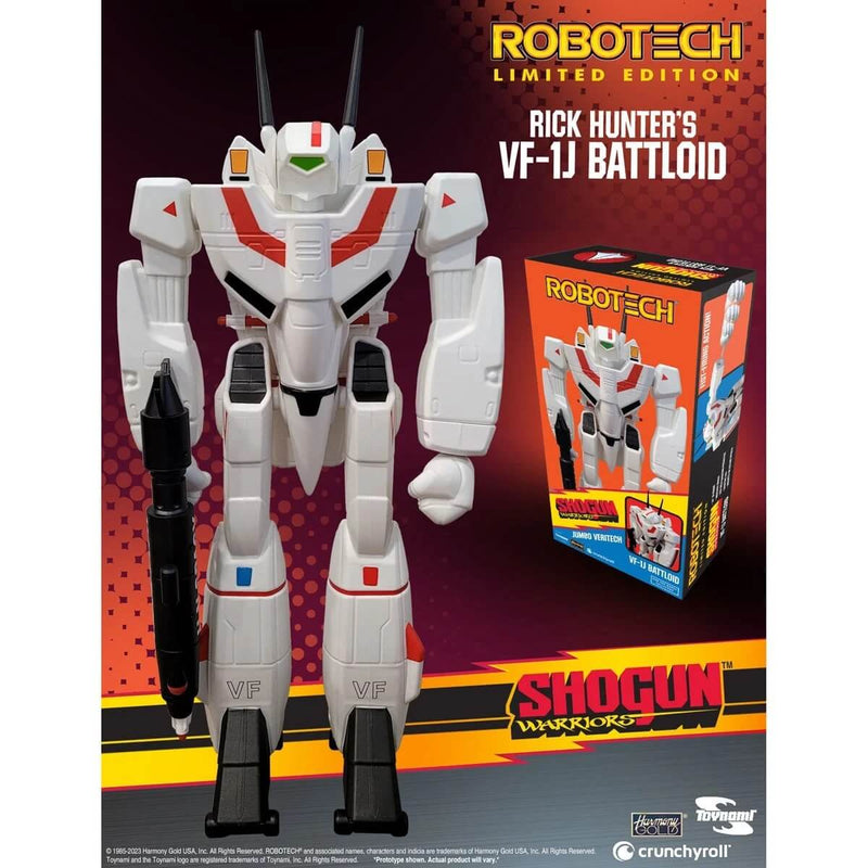 Robotech Shogun Warriors Rick Hunter VF-1J Limited Edition 24-Inch Retro Action Figure