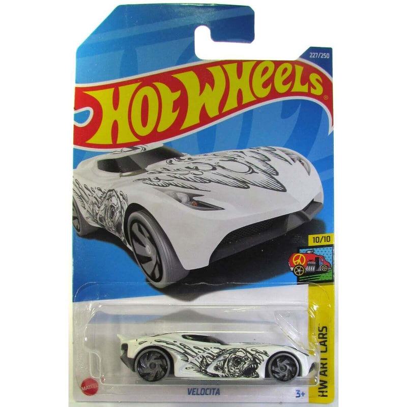 Hot Wheels 2022 Mainline HW Art Cars Series Cars (International Card), Velocita