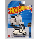 Hot Wheels Vespa 90 SS Super Sprint toy in packaging with blue and red design