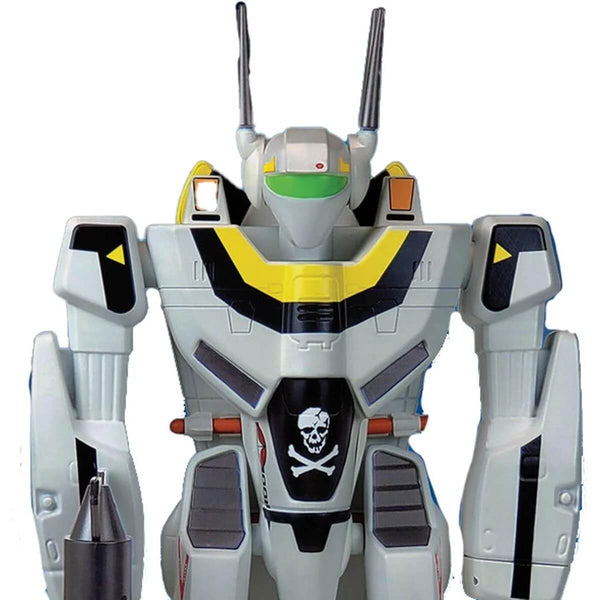 Macross Shogun Warriors Skull Leader VF-1S Limited Edition 24-Inch Retro Action Figure - SDCC Exclusive, unpackaged bust view