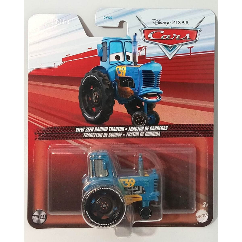 Pixar Cars Character Cars 2024 (Cars 3 Movie) 1:55 Scale Diecast Cars View Zeen Racing Tractor