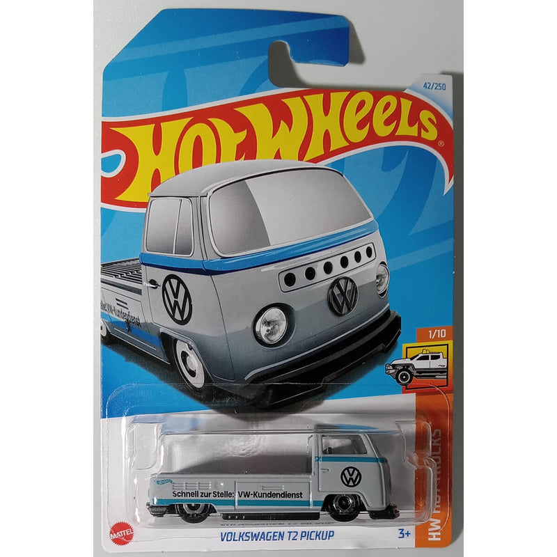 Hot Wheels 2024 Mainline HW Hot Trucks Series 1:64 Scale Diecast Cars (International Card) VOLKSWAGEN T2 PICKUP