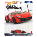 Hot Wheels Premium 2023 Fast and Furious Series (Mix 2) 1:64 Scale Diecast Cars, W Motors Lykan HyperSport
