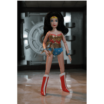 Bif Bang Pow! Wonder Woman Evolution Pin Mate Wooden Figure Set With Invisible Jet