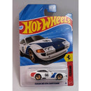 Hot Wheels Ferrari 365 GTB4 Competizione toy car in packaging on a gray background