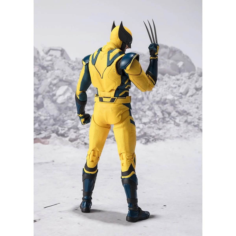 Wolverine S.H.Figuarts 6" Action Figure From Deadpool and Wolverine, rear view