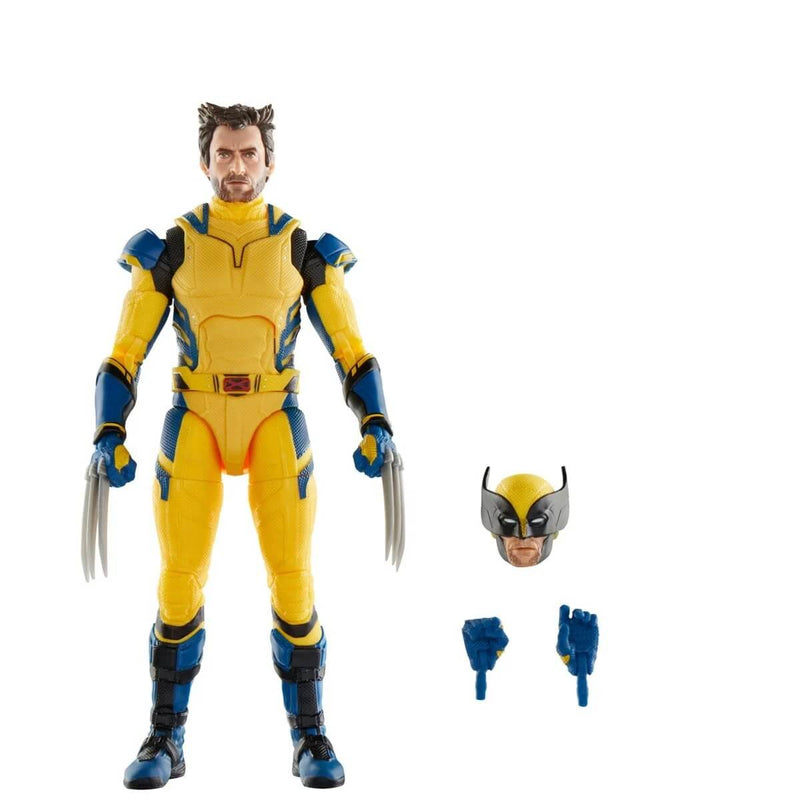 Deadpool & Wolverine Marvel Legends 6-Inch Action Figures, Wolverine figure unpackaged with accessories