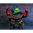 NECA Dungeons & Dragons Ultimate Zarak 7-Inch Scale Action Figure, unpacked with fists up in air