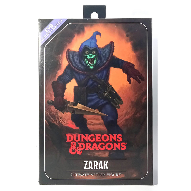 NECA Dungeons & Dragons Ultimate Zarak 7-Inch Scale Action Figure, Front of Package
