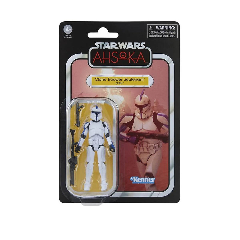 Star Wars Vintage Collection (Wave 21) 5-Piece Collector's Bundle 3 3/4-Inch Action Figures, Clone Trooper Lieutenant packaged