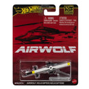 Hot Wheels Airwolf helicopter toy figure in packaging on a white background