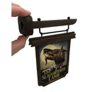 An American Werewolf in London The Slaughtered Lam Prop Replica with fingers holding it up