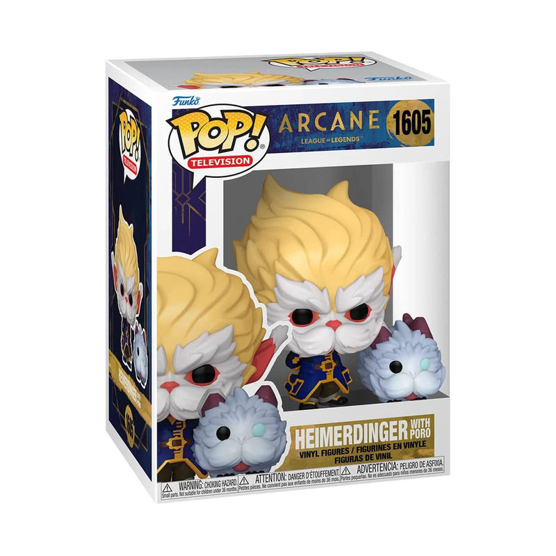 Arcane: League of Legends Heimerdinger with Poro Funko Pop! Vinyl Figure