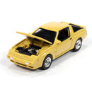 Auto World 2025 Premium R1B, 1988 Chrysler Conquest TSi (San Marino Yellow), hood open