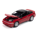 Auto World 2025 Premium R1A, 1991 Mitsubishi Eclipse GSX (Maranello Red), hood open