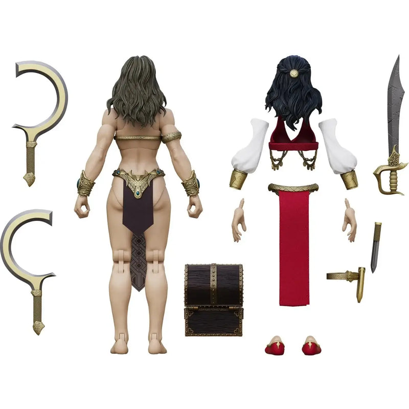 Queen of the Coast Action figure with accessories on a white background