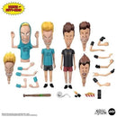 Action figure with interchangeable heads and accessories on a white background