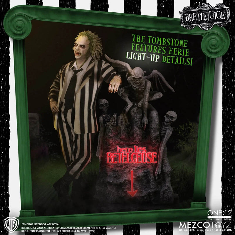 Beetlejuice Deluxe Edition One:12 Collective Mezco Toyz Action Figure